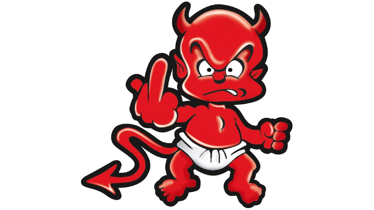 Autocollant+Devil+Finger+-+11x11cm